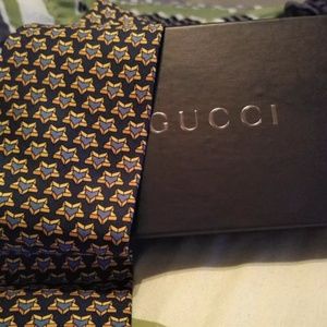 Authentic Gucci Nautical Star Tie